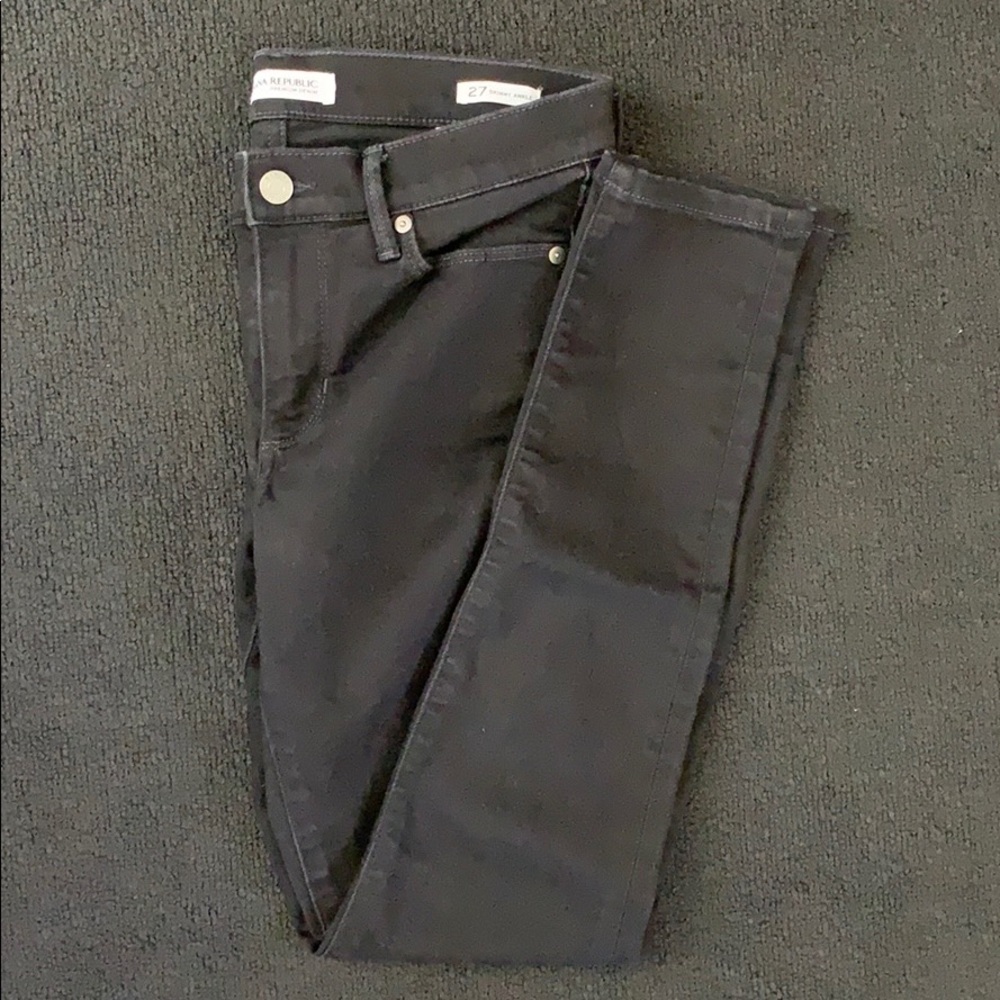 Banana republic premium denim skinny ankle jeans